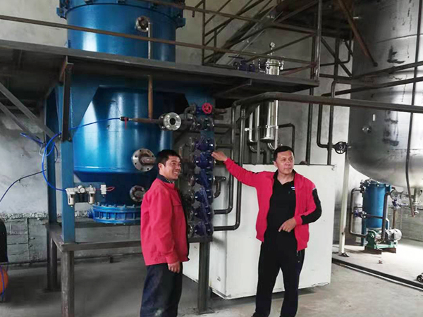 国外葵花油设备安装现场